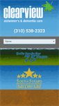 Mobile Screenshot of clearviewcare.com